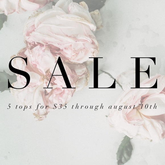 5 tops for $35! - Picture 1 of 1